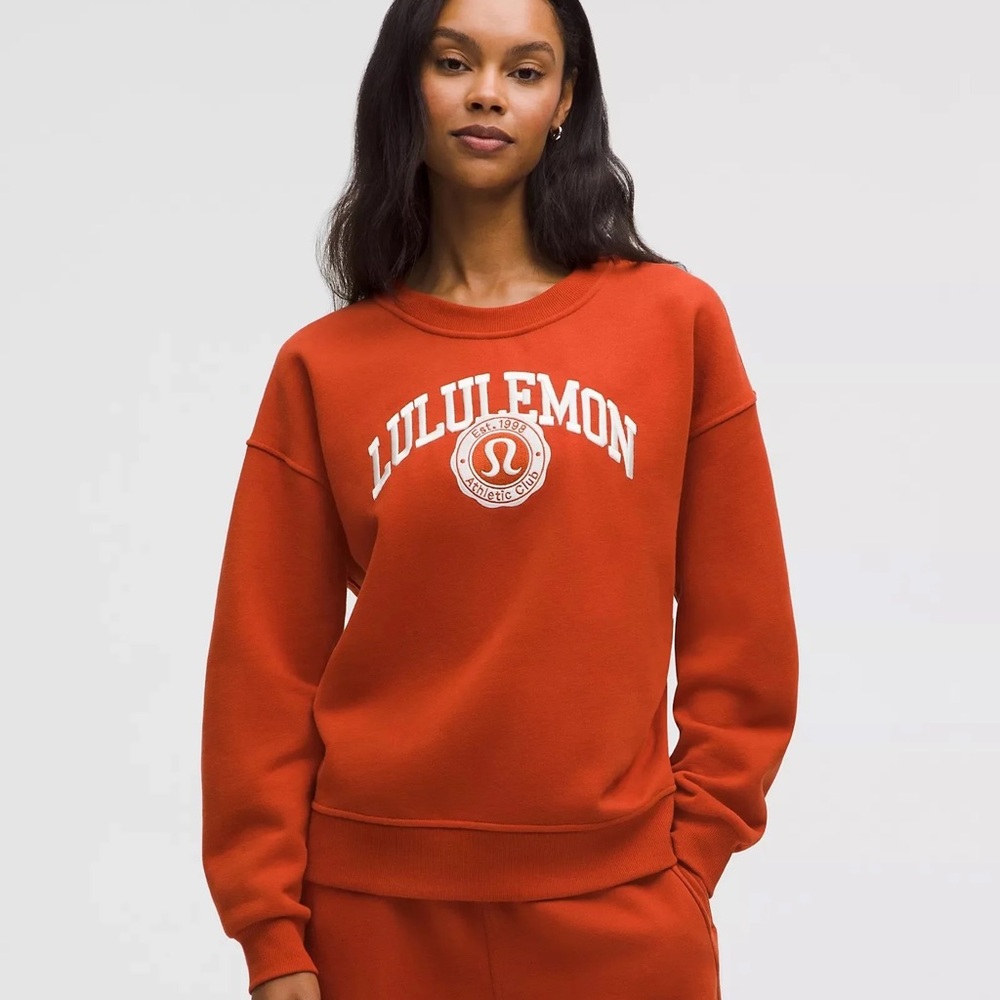 Lululemon Scuba Oversized Sweatshirt Autumn Rust